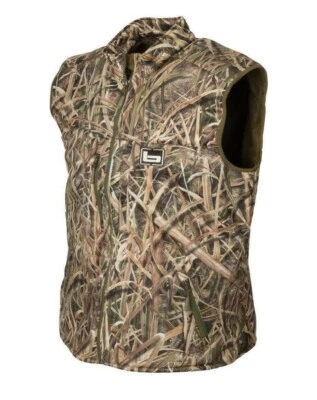 Banded Atchafalaya Vest Mossy Oak BLADES Camo Insulated Windproof Warm Fleece  - Image 1 of 4
