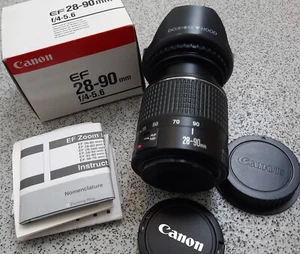 Boxed Canon EF 28-90mm 1:4-5.6 Zoom Lens for- Canon EOS SLR & Digital Cameras - Imagen 1 de 12