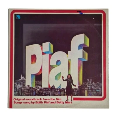 EDITH PIAF y Betty Mars - 'Piaf Soundtrack' 12" vinilo LP disco 1974 AUST. PRENSA Foto 1 de 4
