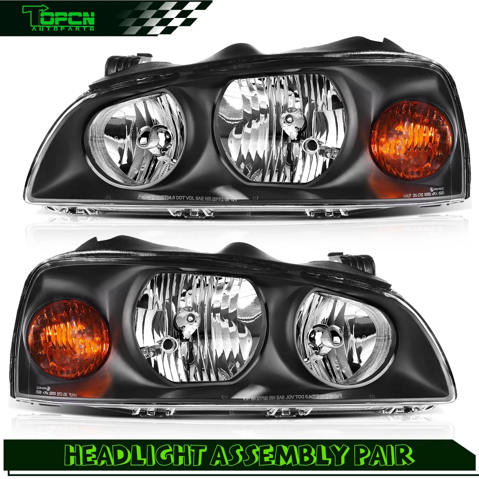 Conjunto de faros delanteros para Hyundai Elantra 2004-2006 + lados del pasajero Foto 1 de 4