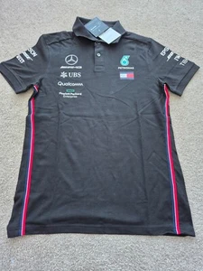 OFFICIAL MERCEDES PETRONAS F1 TEAM MERCHANDISE MENS S DRIVER T-SHIRT FORMULA 1 - Picture 1 of 9