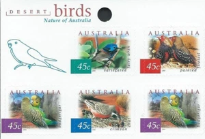 MINT 2002 DESERT BIRDS P&S SHEETLET - Picture 1 of 1