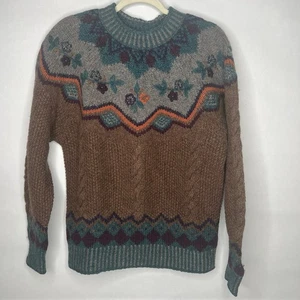 VintagePreswick & Moore 100% Shetland Wool Sweater Women’s Beautiful Cottagecore - Picture 1 of 7