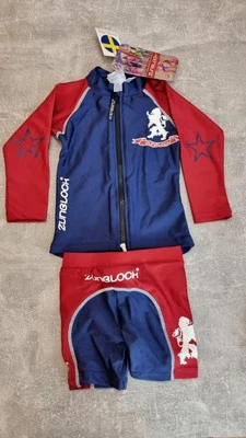 Zunblock Kleinkind Bade Bekleidung 2-er Set Größe 74/80 UPF +50 Neu  Art 250378 - Bild 1 von 4