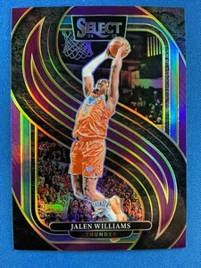2024-25 Panini Select Premier Level Jalen Williams Purple Prizm /99 OKC Thunder - Bild 1 von 2