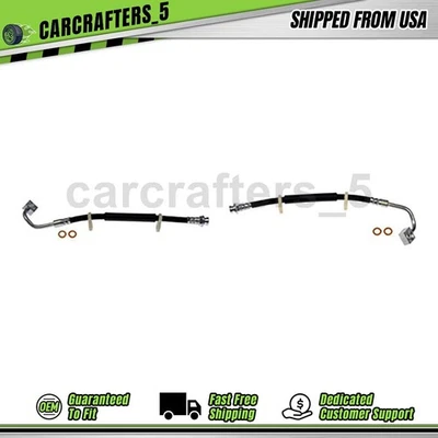 2 mangueras hidráulicas de freno trasero para Chrysler Town & Country 2011-2016 3,6 L Foto 1 de 4