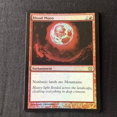 Blood Moon - Foil 9th Edition MTG - Image 1 of 2