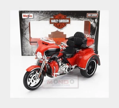 1:12 MAISTO Harley Davidson Cvo Tri Glide 2021 Orange MI32337OR - Immagine 1 di 2