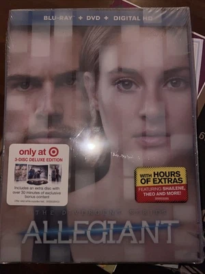 The Divergent Series: Allegiant Blu-Ray DVD Target Exclusive Deluxe Edition NEW - Image 1 of 2