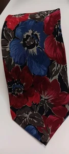Liberty Flower Silk Crepe One Size Mens Tie - Picture 1 of 3