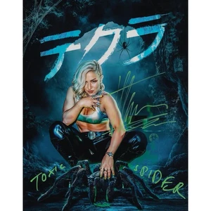 Autographed - Thelka Metallic 8 x 10 Promo - Hand Signed COA Toxic Spider - Picture 1 of 1