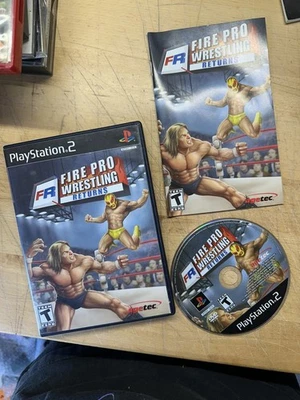 Fire Pro Wrestling Returns (Sony PlayStation 2, 2007) PS2 В КОМПЛЕКТЕ - Изображение 1 из 2