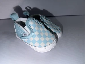 Vans Off The Wall Checker Slipper Schuhe Kleinkind Größe 1 türkisblau - Bild 1 von 5