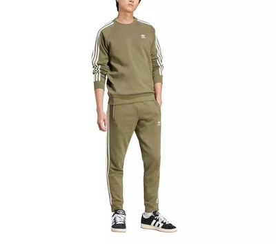NWT Men’s Adidas Adicolor Classics 3-Stripes Crew M,L MSRP $65 - Image 1 of 3
