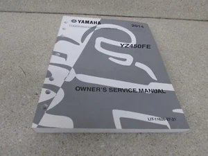 2014 YAMAHA YZ450FE YZ450F YZ 450F 450 OEM FACTORY REPAIR OWNER'S SERVICE MANUAL - Bild 1 von 3