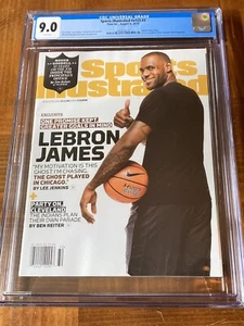 LeBron James Sports Illustrated CGC 9.0 White Newsstand (Cleveland Cavs- 2016) - Picture 1 of 3