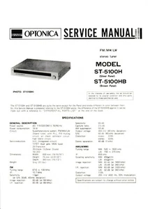 Manual de servicio instrucciones para Sharp ST-5100 - Imagen 1 de 1