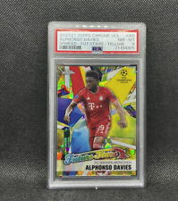 Alphonso Davies FUTURE STARS /99 PSA 8 2021-22 Topps Chrome Soccer #FS-AD CARD