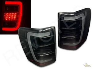 Black Smoke LED C Bar Tail Lights For 1999-2004 Grand Cherokee - Picture 1 of 9