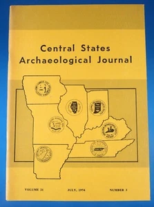Central States Archaeological Journal Publication Indian Arrowheads Book - Picture 1 of 9