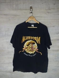 Camiseta gráfica Alestorm Rock Band de colección negra con telar de fruta etiqueta XL - Imagen 1 de 4