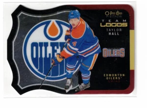 2015-16 O-Pee-Chee Platinum Team Logo Die Cuts #T12 Taylor Hall - Picture 1 of 2