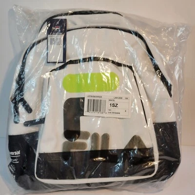 Mochila Fila Listin X 191 blanca bolsa de transporte suministros escolares  Foto 1 de 4