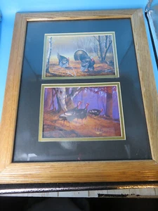 WILD TURKEY PICTURES Ken Kylmanen FALL WILDLIFE MATTED FRAMED 11X14 - Picture 1 of 9