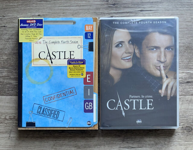 Castle 1-8 Seasons Full 60 Discs DVD New Sealed Series (Sleeveless Open)