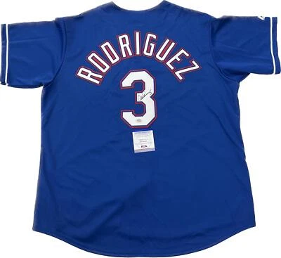 Alex Rodriguez signed jersey PSA/DNA Texas Rangers Autographed - Image 1 of 2