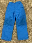 Faded Glory Blue Snow Pants Insulated Winter Ski Boys Girls Size 14/16 See Pics