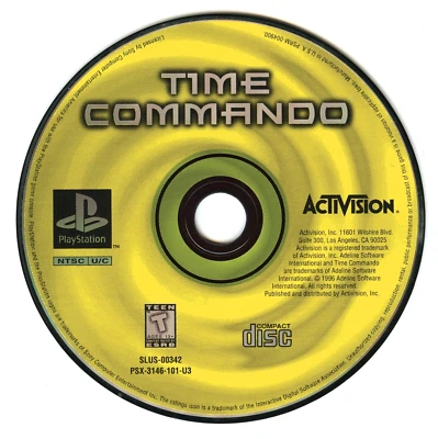Time Commando Sony PlayStation 1 PS1 PSX Game Disc Only - Image 1 of 2