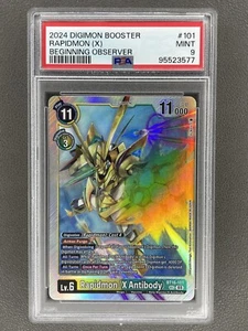 Rapidmon (X Antibody) - Digimon Beginning Observer BT16-101 Secret Rare - PSA 9 - Picture 1 of 2