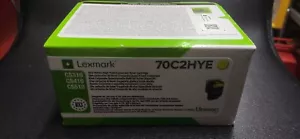 TONER LEXMARK 70C2HYE GIALLO - ORIGINALE - Foto 1 di 1