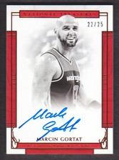 2016-17 National Treasures Basketball Signatures Bronze Marcin Gortat Auto /25