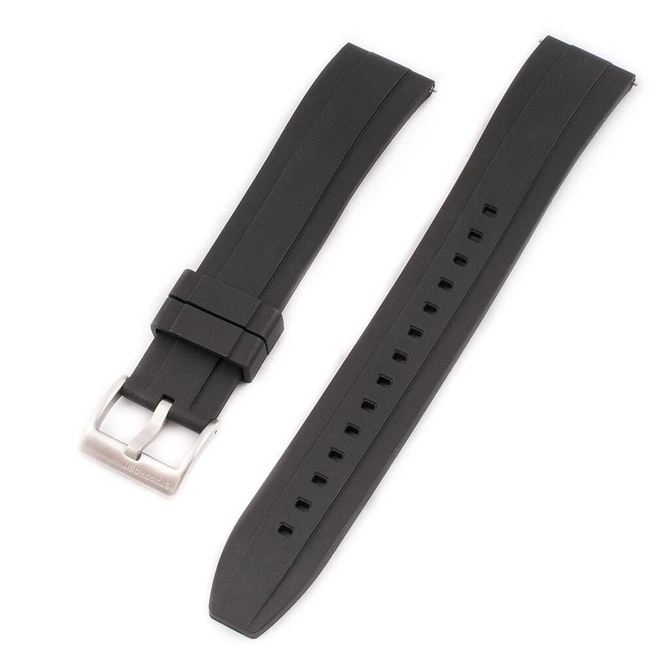 Extra Long for Big + Large Wrists FKM Rubber Quick Release Watch Strap Band Dive - Image 1 of 4