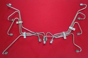 Ford 6.9L / 7.3L IDI Injection Line Set Assembled with Clamps 1983 - 1994 - Picture 1 of 1
