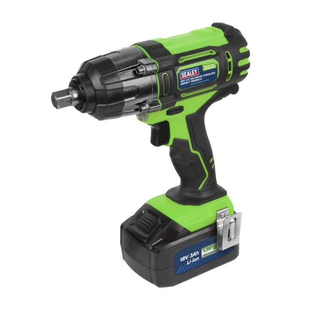 Sealey CP400LIHV 18V 3Ah Cordless Impact Wrench - Green