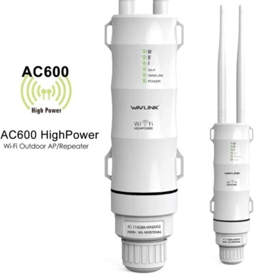 WAVLINK Outdoor WIFI Range Extender,Dual Band 2.4G & 5GHz Weatherproof Wireless - Image 1 of 4