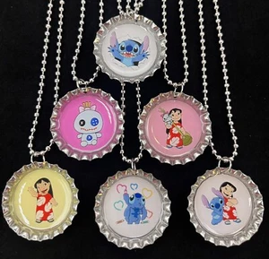 Lilo and Stitch / Scrump / Partygeschenke / 6 Halsketten / Geburtstag / Valentinstag - Bild 1 von 1