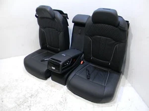 BMW 7er G11 G12 Hintersitze Komfortsitze Sitze Leder Rear Seats NAPPA SCHWARZ - Picture 1 of 16