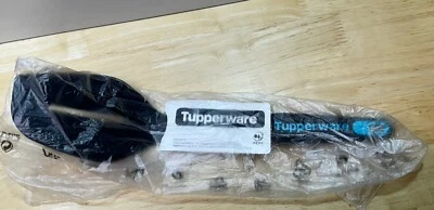 Tupperware Spatula Chef Series Pro Turner Flipper Black Blue Plastic 6332A-2 - Image 1 of 3