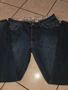 DKNY Madison Jeans Men's 34x32 Blue Stone Distressed Vintage Denim - Picture 1 of 9