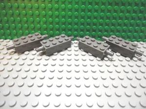 Lego 4 Classic Dark Gray 2x4 brick axle with 2 pins - Picture 1 of 1