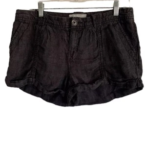 Free People Women’s Shorts Cuffed Stretch Pockets Relaxed Fit Gray Size 6 - Picture 1 of 8
