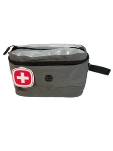 Swiss Gear Dopp Kit Accessories/Toiletries Bag Gray Zipper ~ New With Tags - Picture 1 of 15