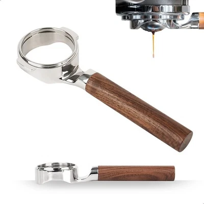 Portafiltro nu sem fundo 58mm - Base plana, compatível com E61 e La Mar... - Imagem 1 de 4