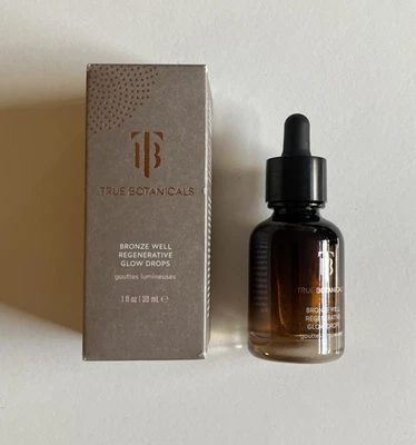 True Botanicals Bronze Well Regenerative Glow Drops 1 oz 30 ml NIB - Image 1 of 4