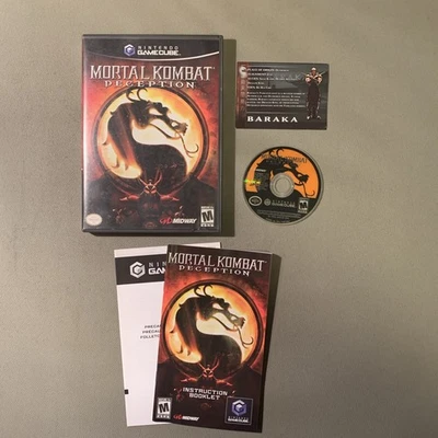 Mortal Kombat: Deception , Nintendo GameCube with trading card - Image 1 of 4