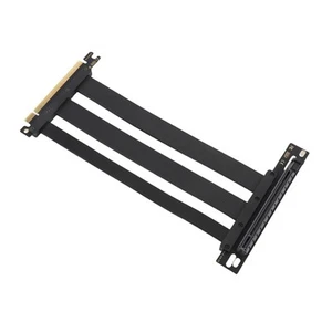 PCI E 4.0 X16 High Speed Extension Card Port GPU Extender Riser Cable 90 De URS - Afbeelding 1 van 45